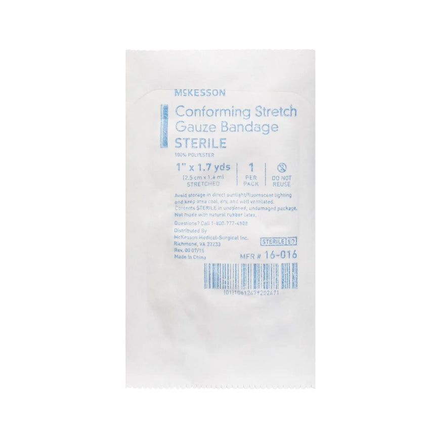 McKesson Sterile Conforming Bandage, 1 Inch x 1-7/10 Yard McKesson