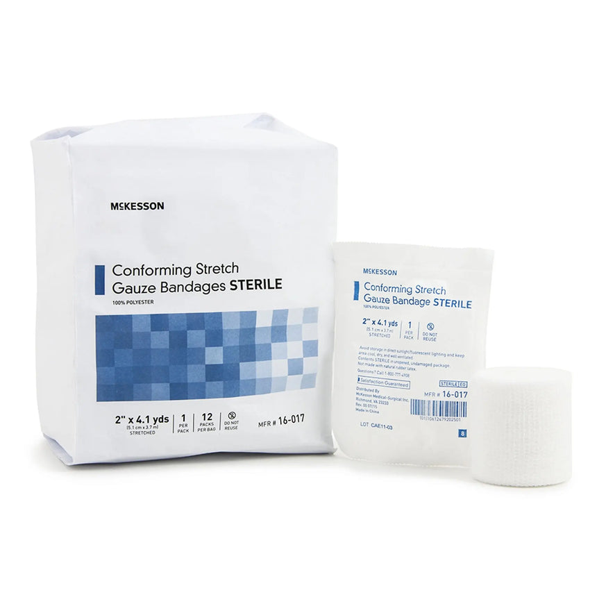 McKesson Sterile Conforming Bandage, 2 Inch x 4-1/10 Yard McKesson