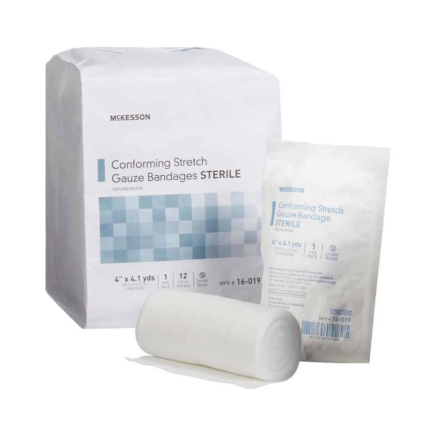 McKesson Sterile Conforming Bandage, 4 Inch x 4-1/10 Yard McKesson