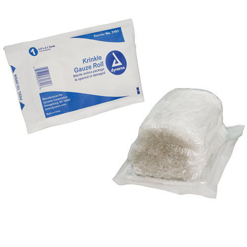 Gauze Krinkle Roll Sterile 4.5 X 4.1 yds. 6-Ply
