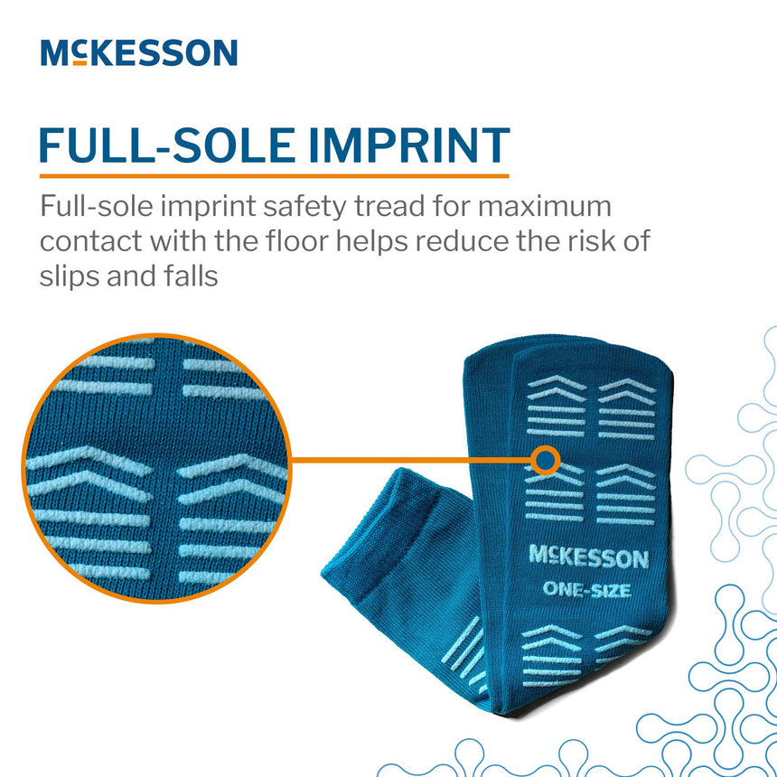 mckesson non-skid hospital socks for seniors fall prevention