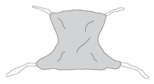 Patient Sling Full Body Mesh Large 58 x 45
