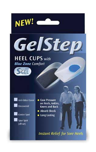 GelStep Heel Pad with Soft Center Spot Large Uncovered