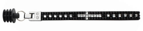 CaneMates Fashion Strap Jet/Crystal