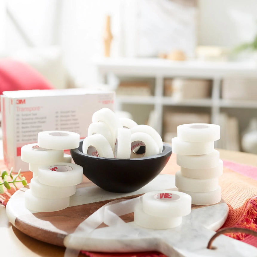 3M™ Transpore™ Plastic Medical Tape, 1/2 Inch x 10 Yard, Transparent 3M™ Transpore™