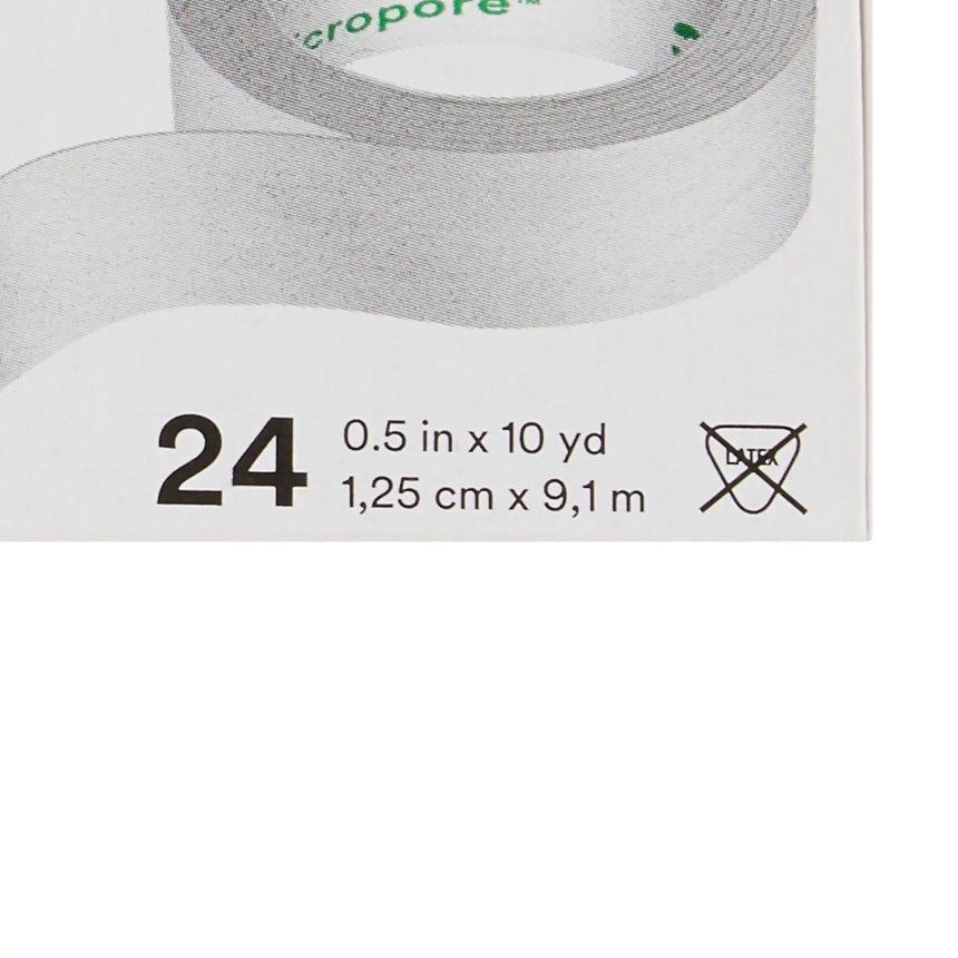 3M™ Micropore™ Paper Medical Tape, 1/2 Inch x 10 Yard, White 3M™ Micropore™