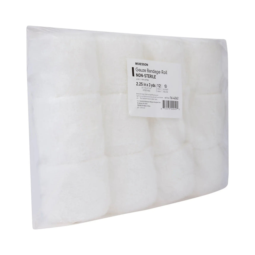 McKesson Fluff Bandage Roll, 2-1/2 Inch x 3 Yard, 6-Ply McKesson