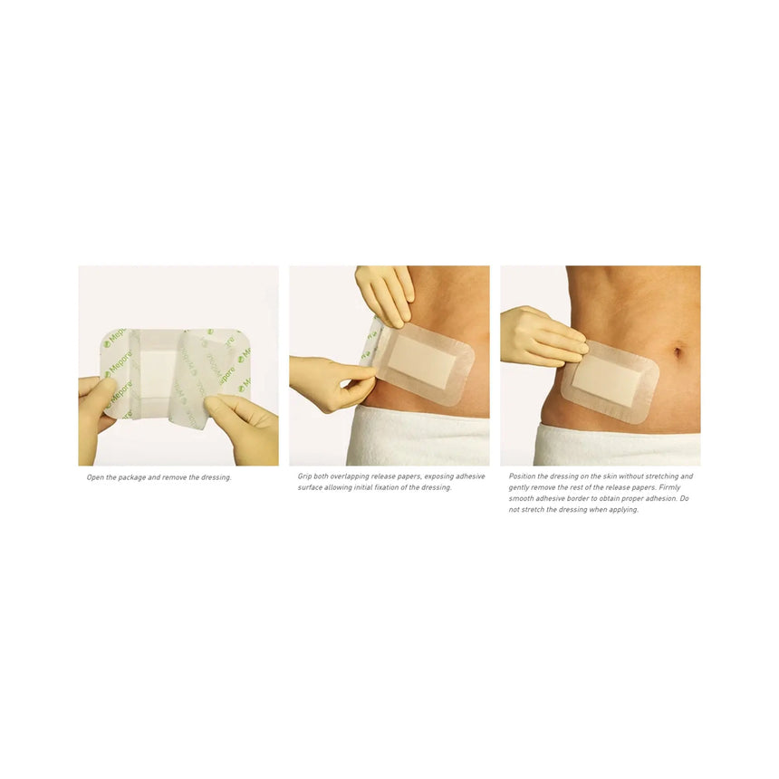 Mepore® Pro Adhesive Dressing, 3-2/3 x 6 Inch Mepore® Pro