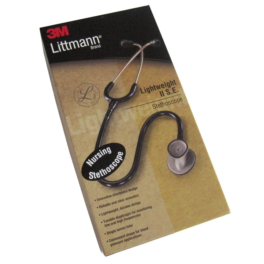 3M Littmann Lightweight II S.E. Stethoscope, Black, 28 Inch 3M™ Littmann® Lightweight II S.E.