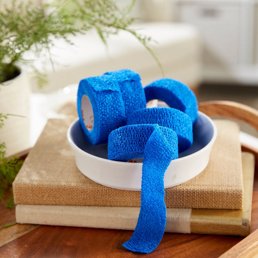 3M™ Coban™ Self-adherent Closure Cohesive Bandage, 1 Inch x 5 Yard, Blue 3M™ Coban™
