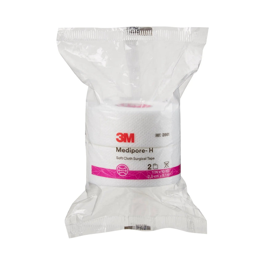 3M™ Medipore™ H Cloth Medical Tape, 1 Inch x 10 Yard, White 3M™ Medipore™ H