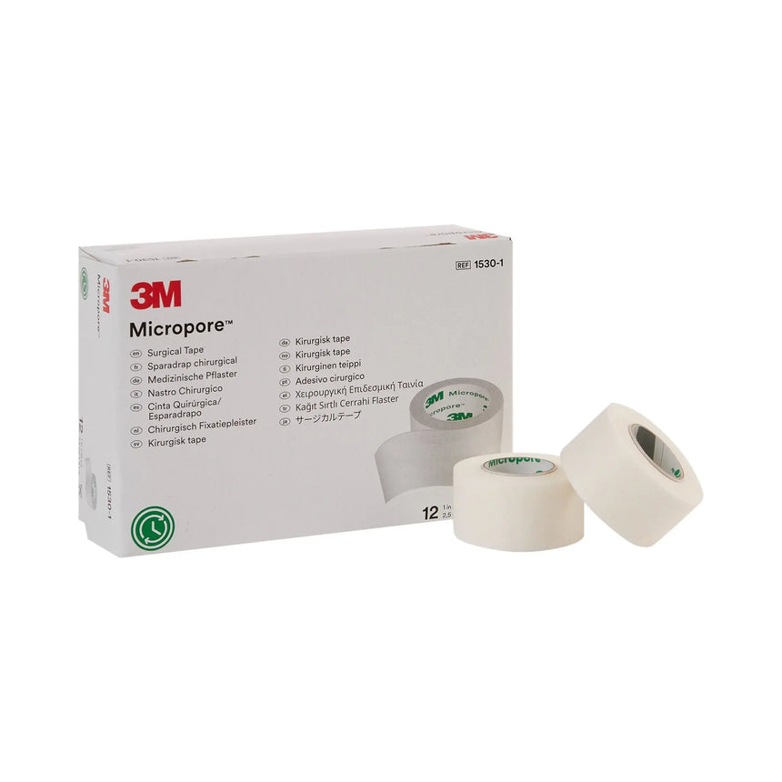 3M™ Micropore™ Paper Medical Tape, 1 Inch x 10 Yard, White 3M™ Micropore™