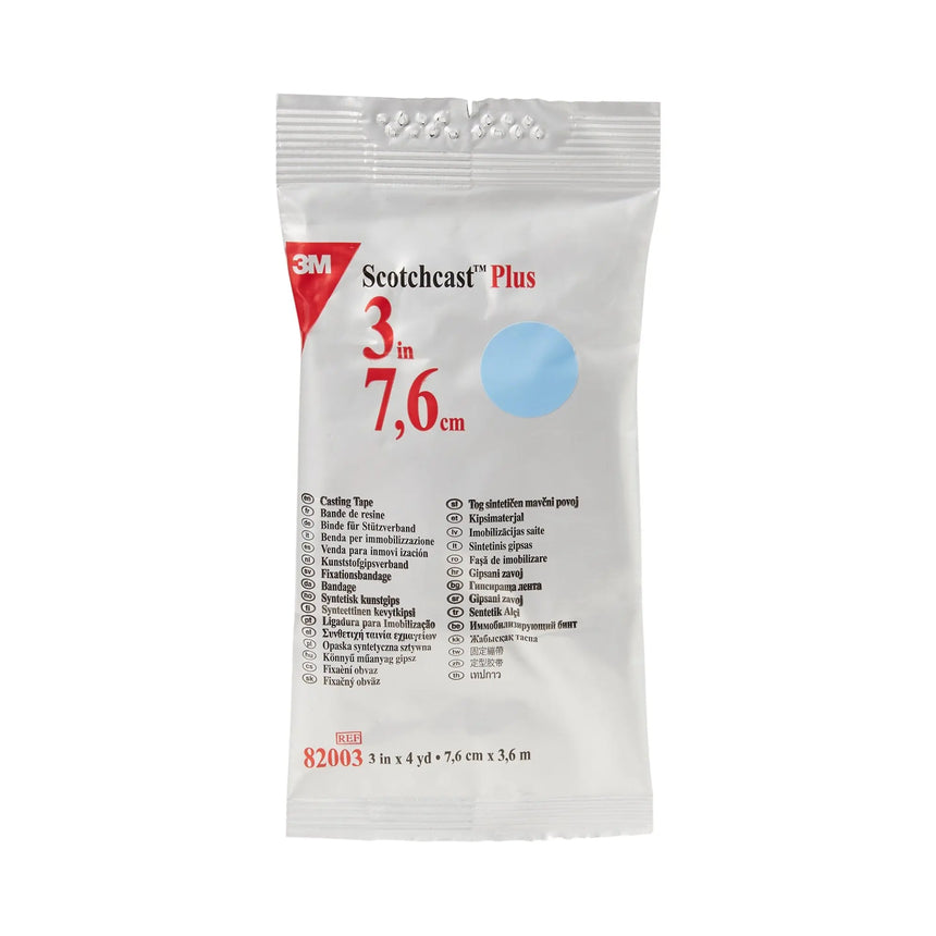 3M™ Scotchcast™ Plus Light Blue Cast Tape, 3 Inch x 4 Yard 3M™ Scotchcast™ Plus
