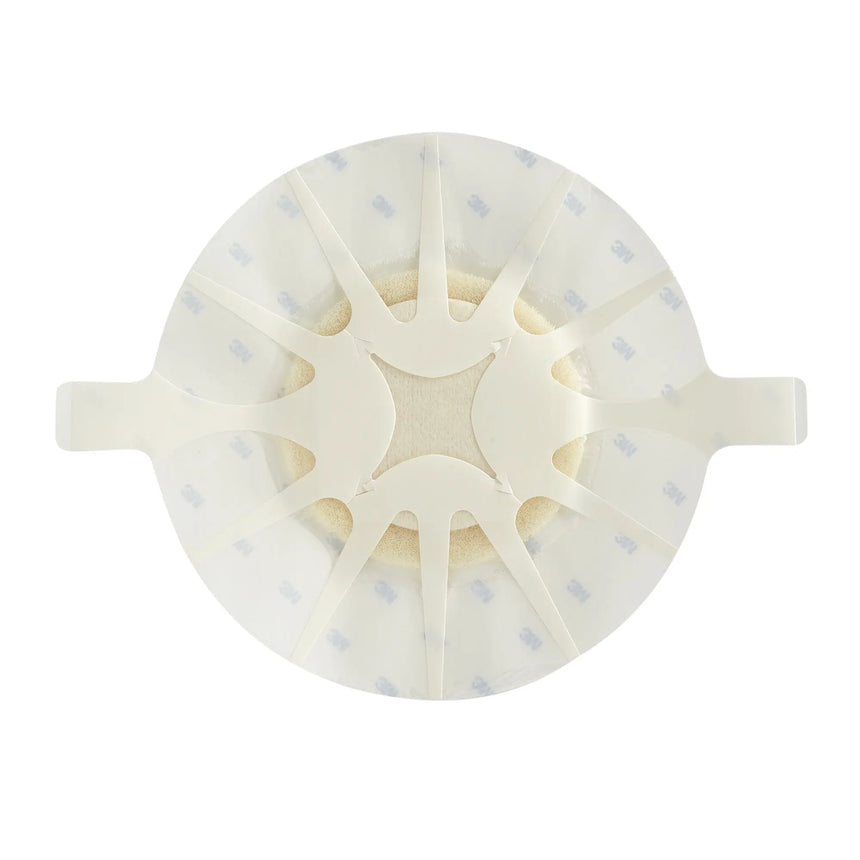 3M™ Tegaderm™ High Performance Adhesive with Border Foam Dressing, 5½ x 5½ Inch for Heels 3M™ Tegaderm™ High Performance