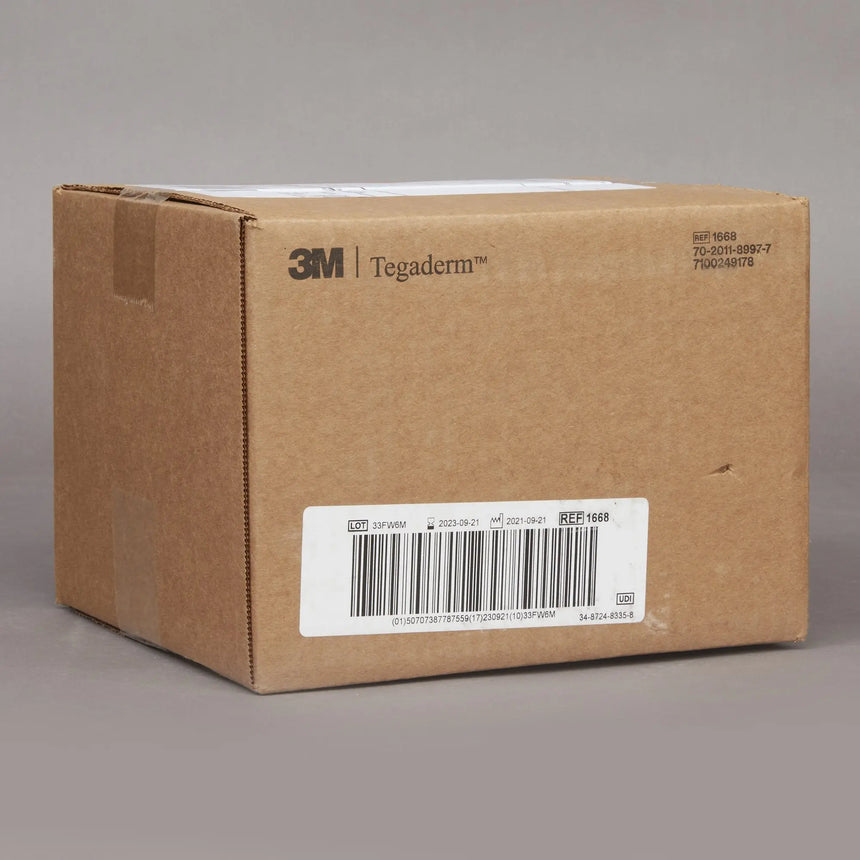 3M™ Tegaderm™ I.V. Transparent Film Dressing with Adhesive-Free Window, 4¾x 4¾ Inch 3M™ Tegaderm™