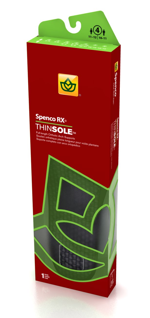 Spenco Thinsole Full Insole W 7/8 M 6/7