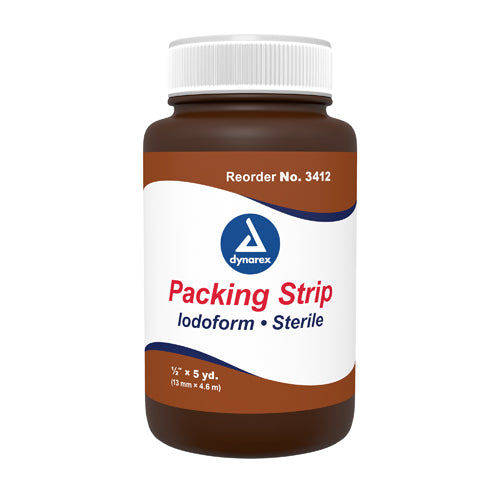 Packing Strips Iodoform Gauze 1/2 x 5 Yards