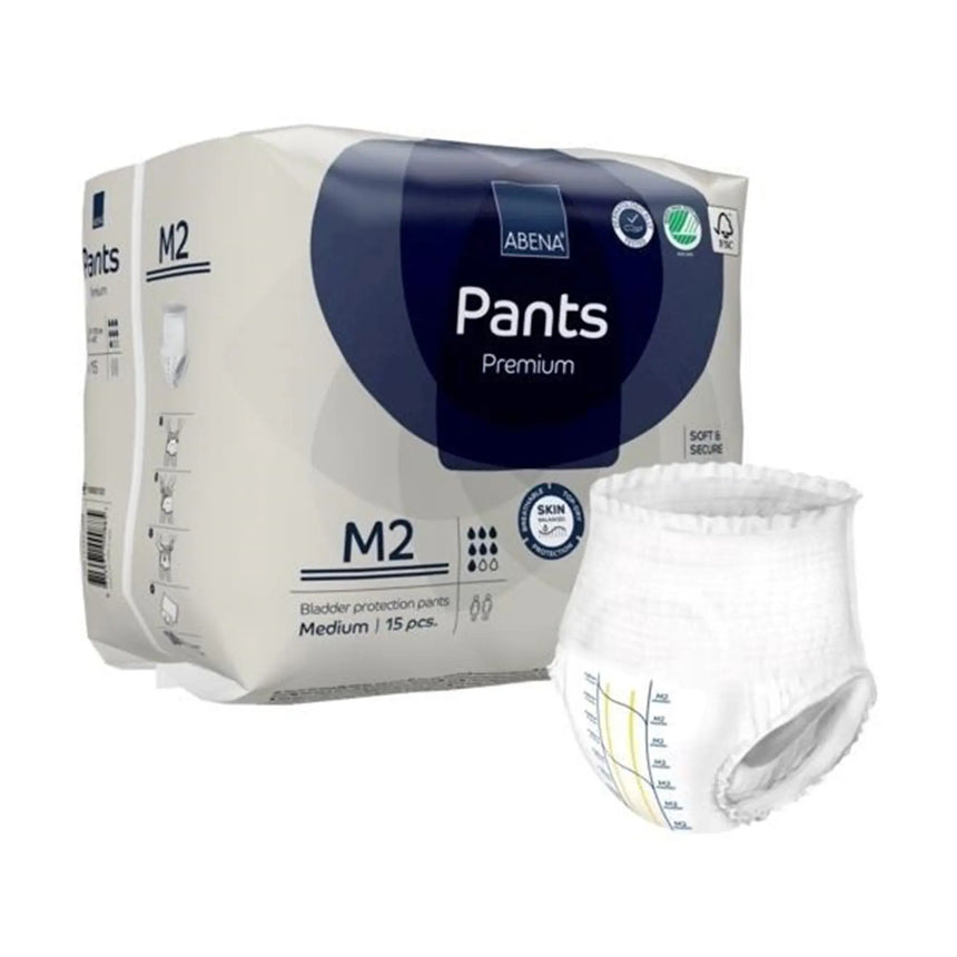 Abena® Premium Pants M2 Incontinence Brief, Medium Abena® Premium Pants M2