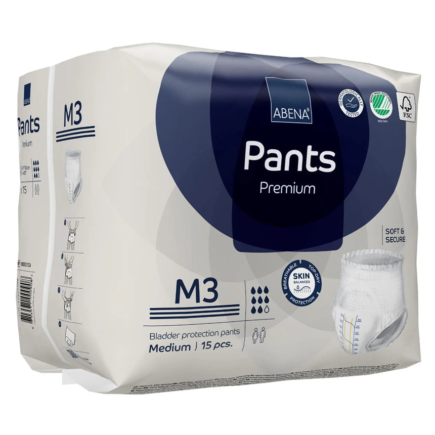 Abena® Premium Pants M3 Incontinence Brief, Medium Abena® Premium Pants M3