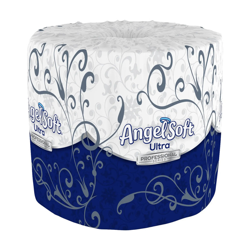 Angel Soft® Ultra Professional Series Toilet Paper, Soft, Absorbent, 2-Ply, White, 450 Sheets Angel Soft Ultra Professional Series®