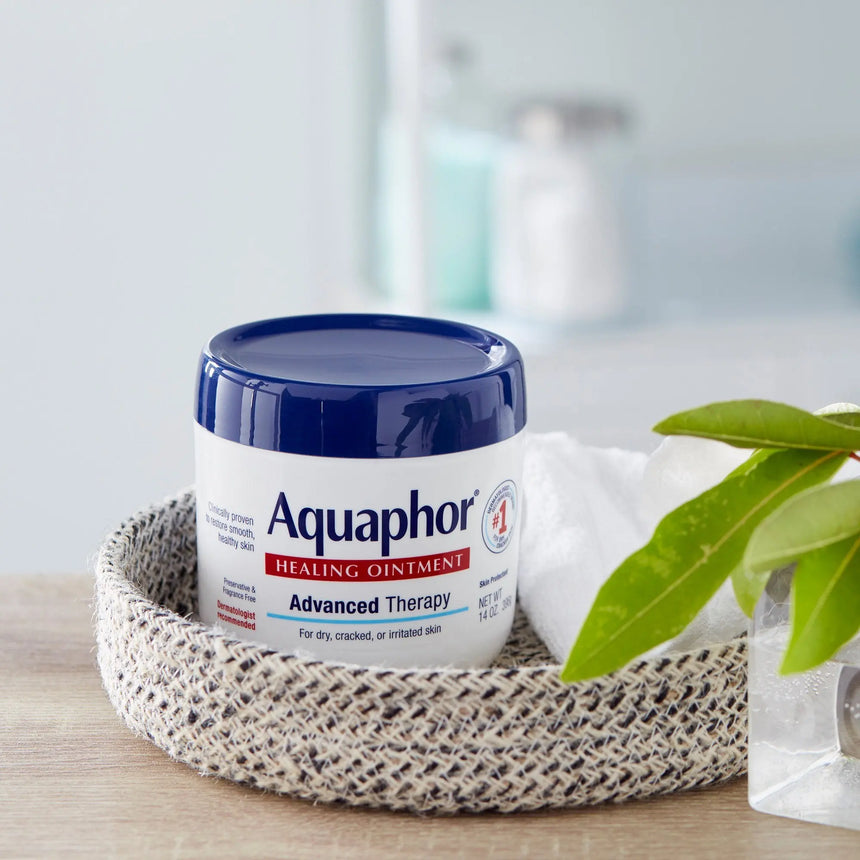 Aquaphor® Advanced Therapy Healing Moisturizer Ointment, 14 oz. Jar Aquaphor® Advanced Therapy