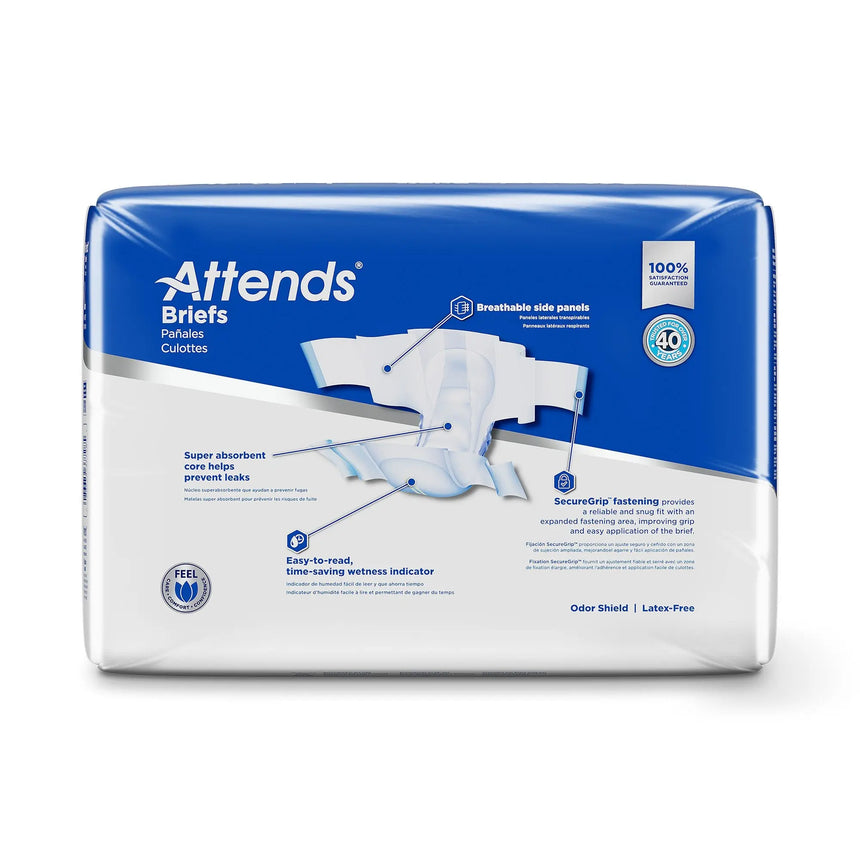 Attends® DermaDry™ Plus Incontinence Brief, Extra Large Attends® Care Advanced
