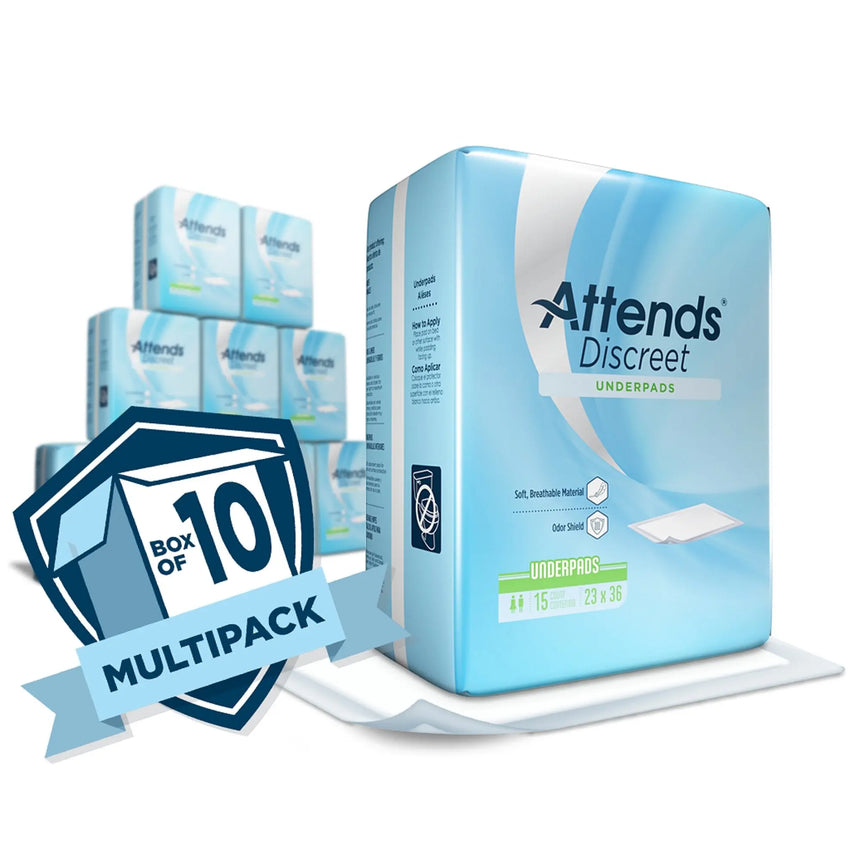 Attends® Discreet Underpad, 23 x 36 Inch Attends® Discreet