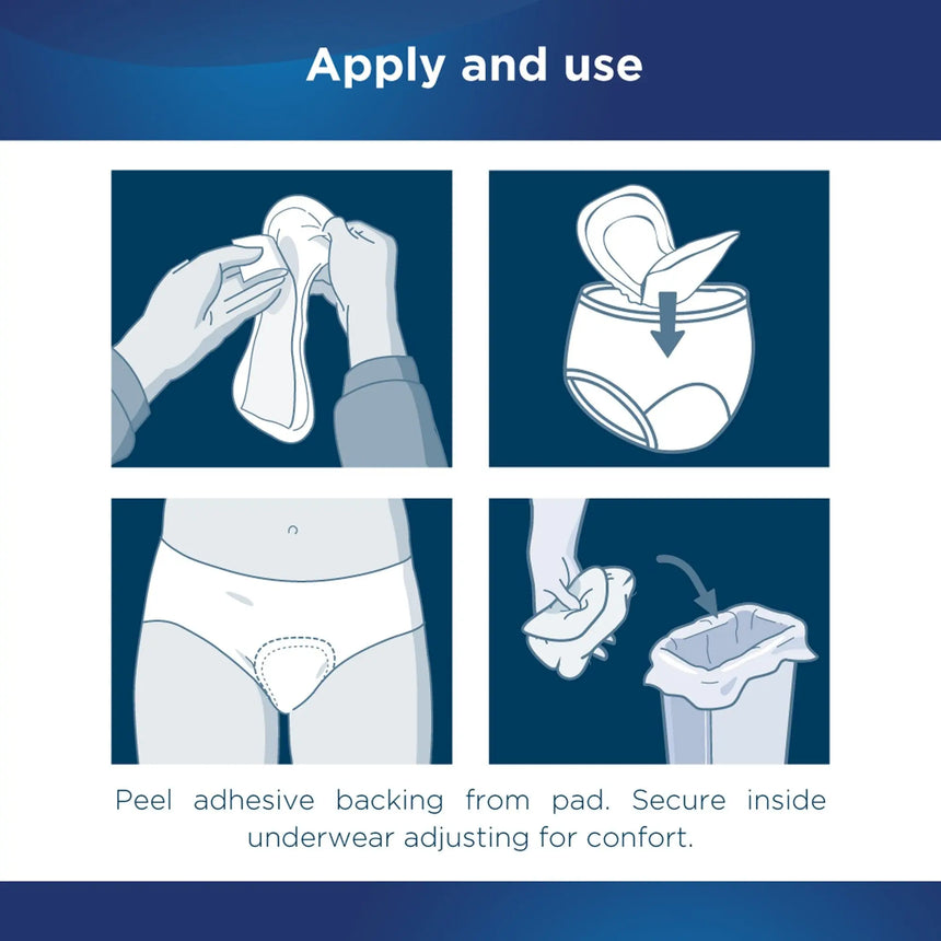 Attends® Discreet Women's Ultimate Bladder Control Pad, 15-Inch Length - getMovility