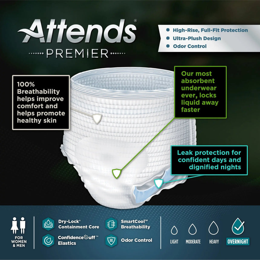 Attends® Premier Underwear, Large Attends® Premier