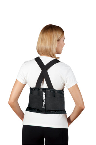 Back Belt-Unisex Medium/Large Black Obusforme