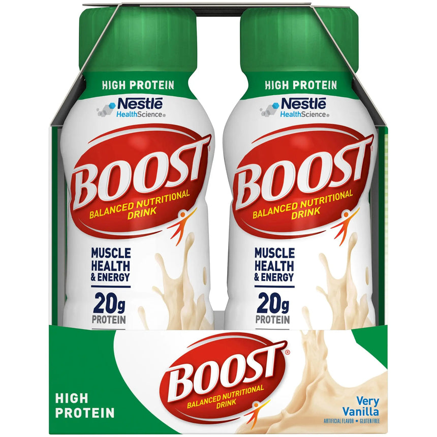 Boost® High Protein Vanilla Complete Nutritional Drink, 8 oz. Bottle Boost® High Protein