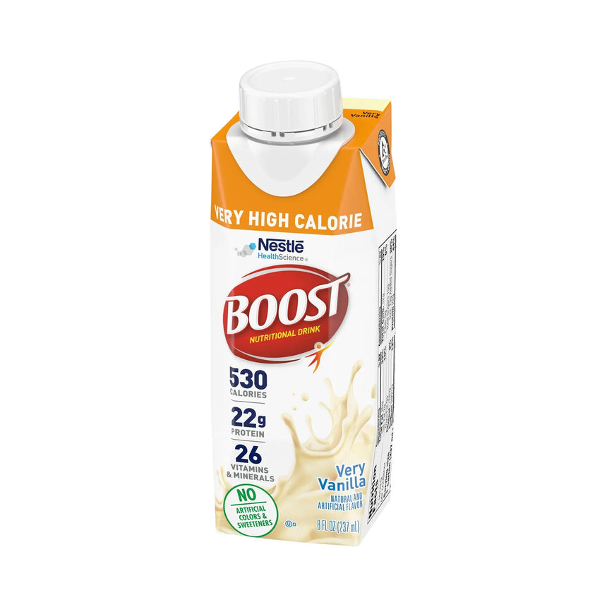 Boost® Very High Calorie Vanilla Nutritional Drink, 8-ounce carton Boost® Very High Calorie
