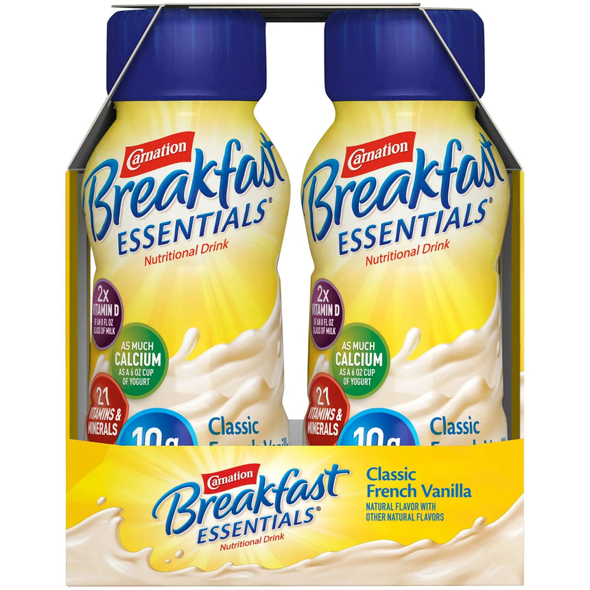 Carnation Breakfast Essentials® Vanilla Nutritional Drink, 8-ounce bottle Carnation Breakfast Essentials®