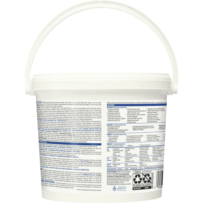 Clorox Healthcareยฎ Hydrogen Peroxide Cleaner Disinfectant Wipes Clorox Healthcareยฎ