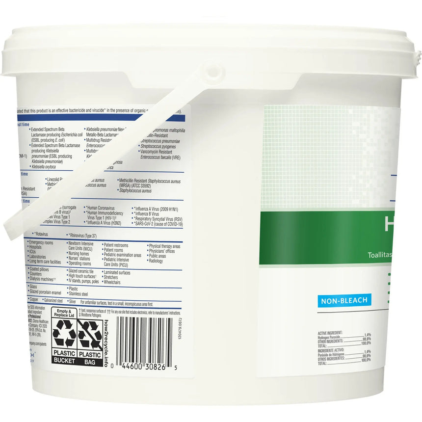 Clorox Healthcareยฎ Hydrogen Peroxide Cleaner Disinfectant Wipes Clorox Healthcareยฎ