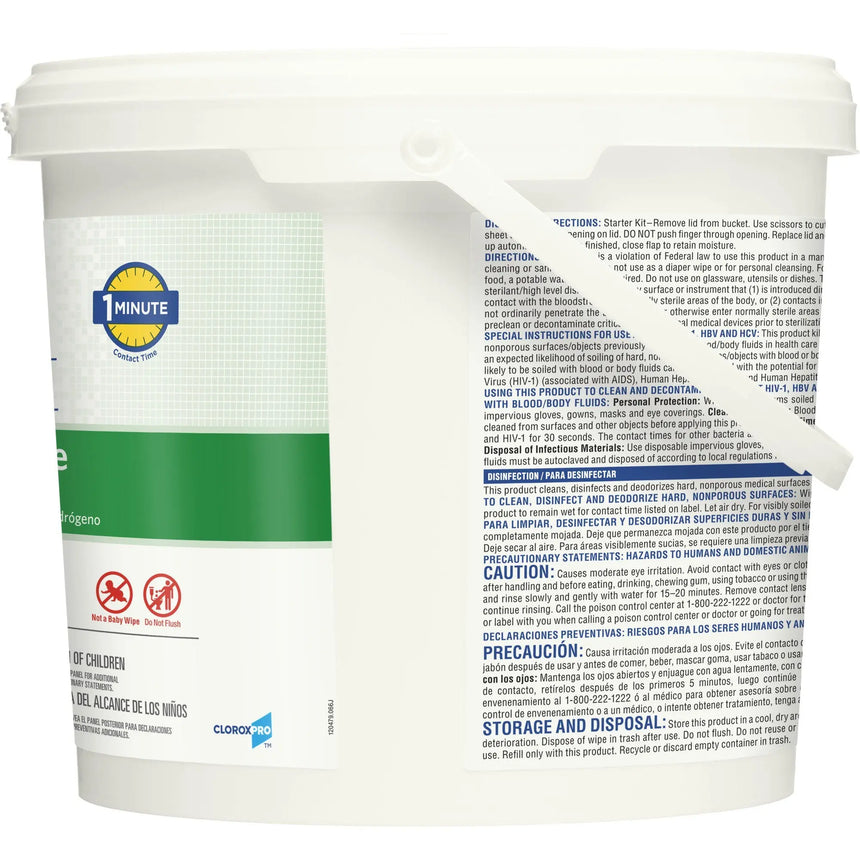 Clorox Healthcareยฎ Hydrogen Peroxide Cleaner Disinfectant Wipes Clorox Healthcareยฎ