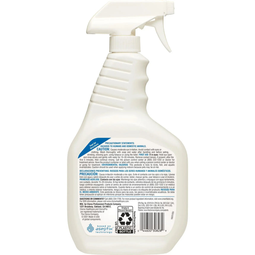 Cloroxยฎ Healthcareยฎ Surface Disinfectant Cleaner, 32 oz Trigger Spray Bottle Clorox Healthcareยฎ