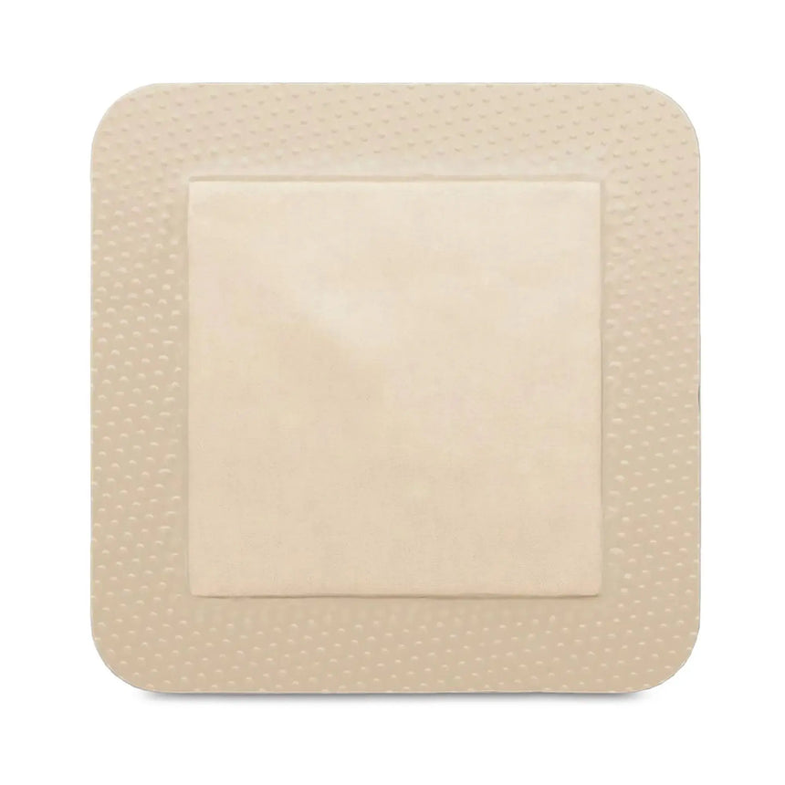 ComfortFoam™ Border Lite Silicone Adhesive with Border Thin Silicone Foam Dressing, 3 x 3 Inch ComfortFoam™ Border Lite