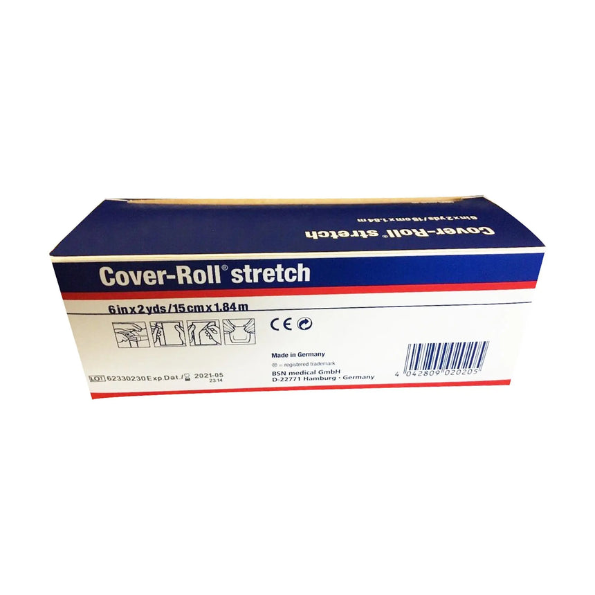 Cover-Roll® Stretch Nonwoven Polyester Dressing Retention Tape, 6 Inch x 2 Yard, White Cover-Roll® Stretch