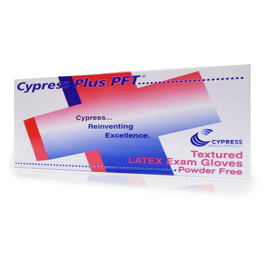 Cypress Plus® PFT Latex Exam Glove, Extra Small, Ivory Cypress Plus® PFT