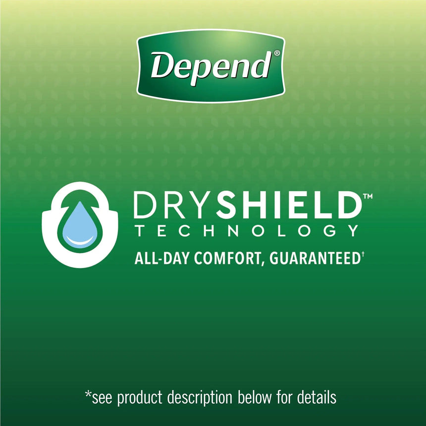 Depend FIT-FLEX Absorbent Underwear for Men, 44" to 64" Waist, X-Large Depend® FIT-FLEX®