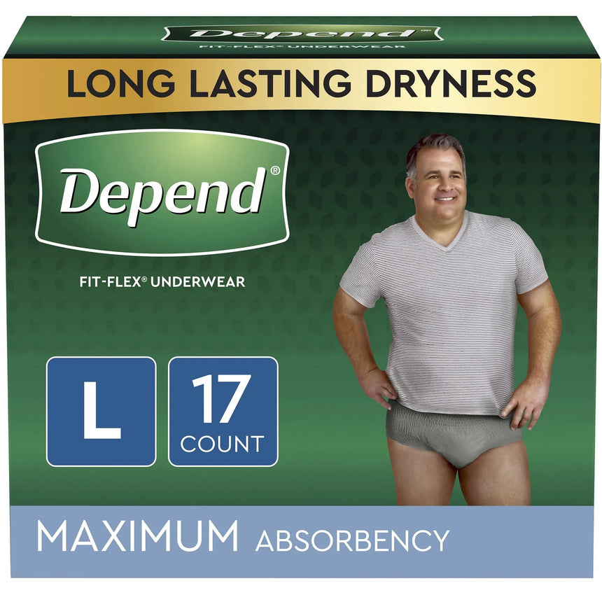 Depend® FIT-FLEX® Absorbent Underwear for Men Depend® FIT-FLEX®