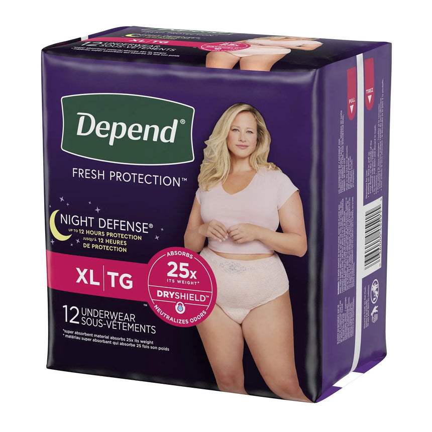 Depend® Night Defense® Womens Absorbent Underwear, X-Large Depend® Night Defense®