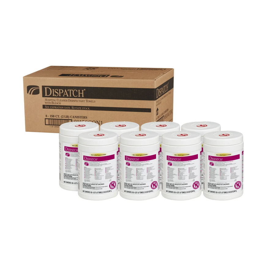 Dispatch® Surface Disinfectant Cleaner with Bleach, Canister Dispatch® with Bleach