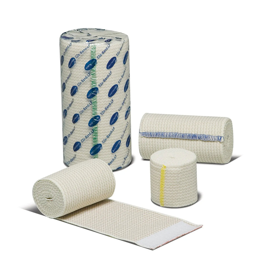 EZe-Band® LF Double Hook and Loop Closure Elastic Bandage, 3 Inch x 5 Yard EZe-Band® LF