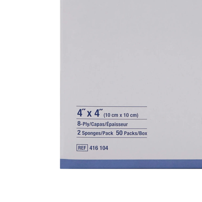 Econolux® Sterile Gauze Sponge, 4 x 4 Inch, 8-Ply Econolux®