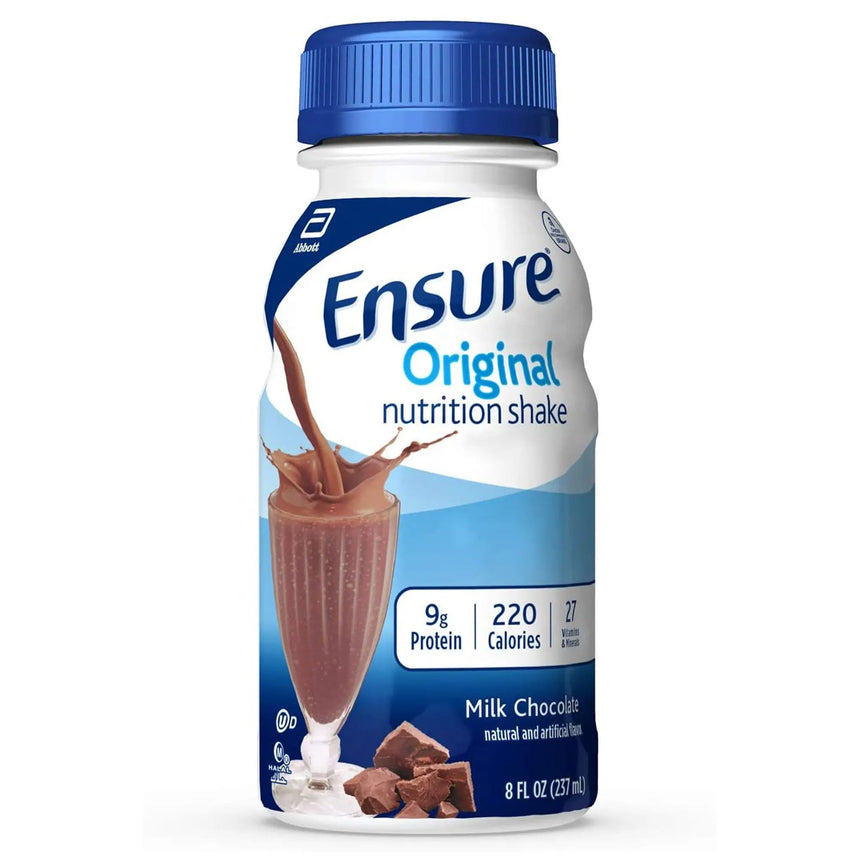 Ensure® Original Nutrition Shake, Chocolate, 8-ounce bottle Ensure® Original Shake