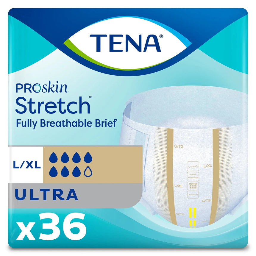 Tena® Stretch™ Ultra Incontinence Brief, Large / Extra Large TENA ProSkin Stretch™ Ultra