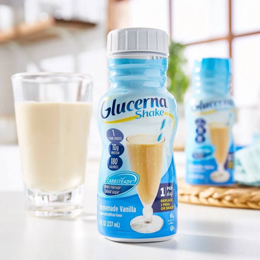 Glucerna® Original Shake, Vanilla Flavor, 8-ounce bottle Glucerna® Original Shake