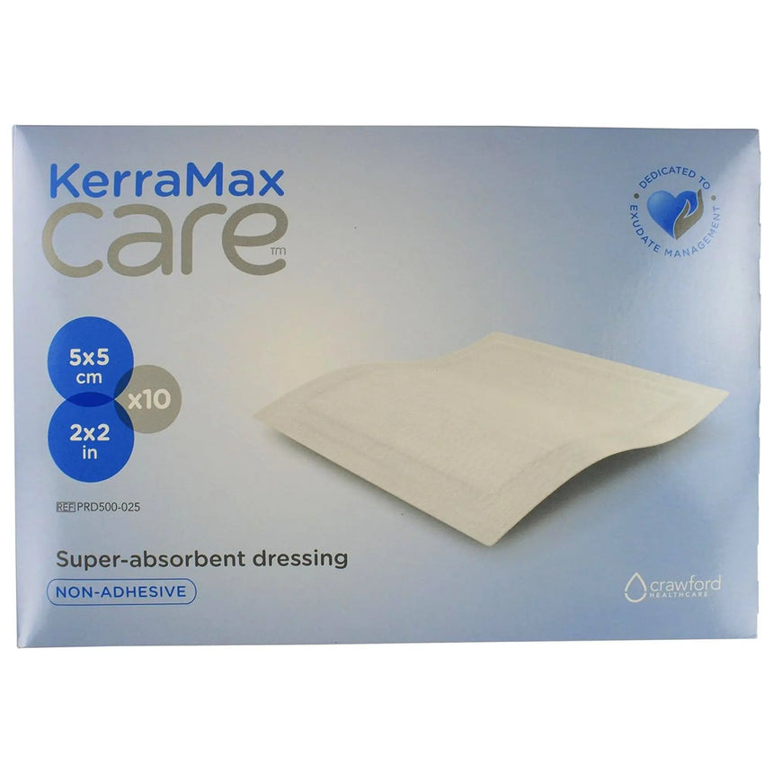 KerraMax Care® Super Absorbent Wound Dressing, 2 x 2 Inch KerraMax Care®